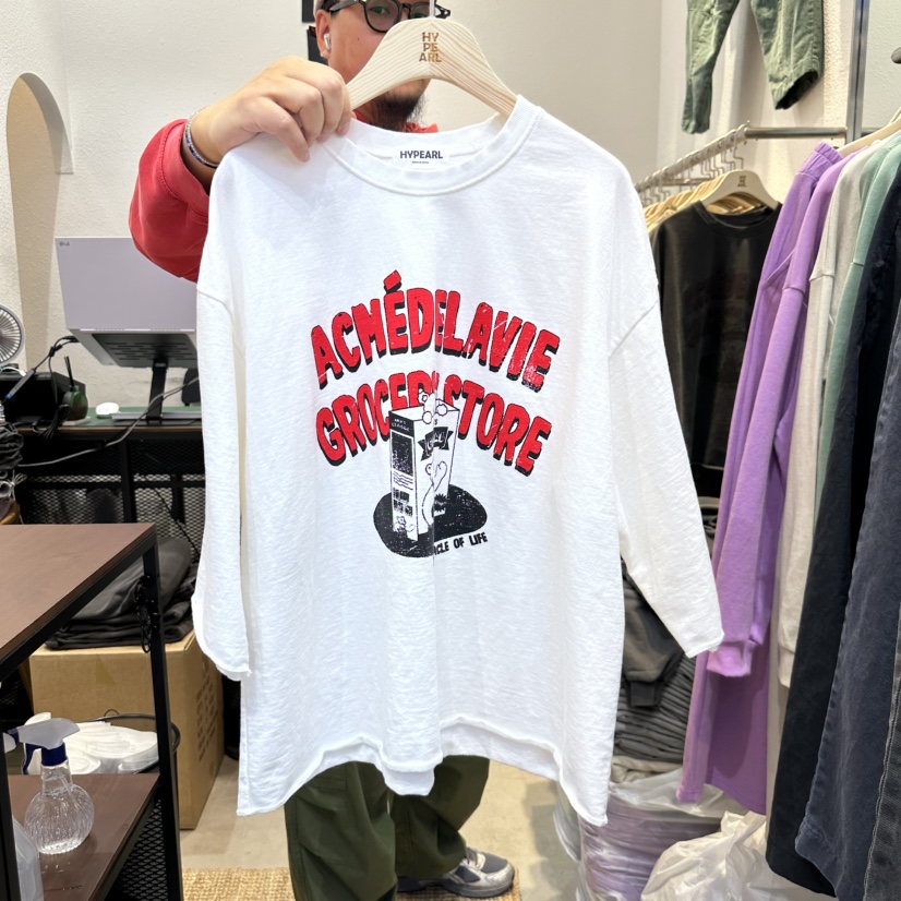 HYPEARL直郵韓國代購㊣女裝新款職業熱賣休閑25春夏長袖T恤HYPEARL長袖T恤圖色2