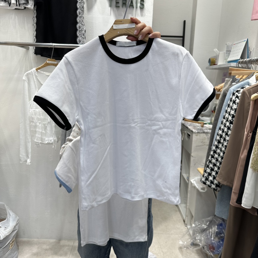 TERAIS韓國直郵㊣女裝新款休閑25春夏時尚熱賣人氣推薦職業T恤TERAIST恤圖色2