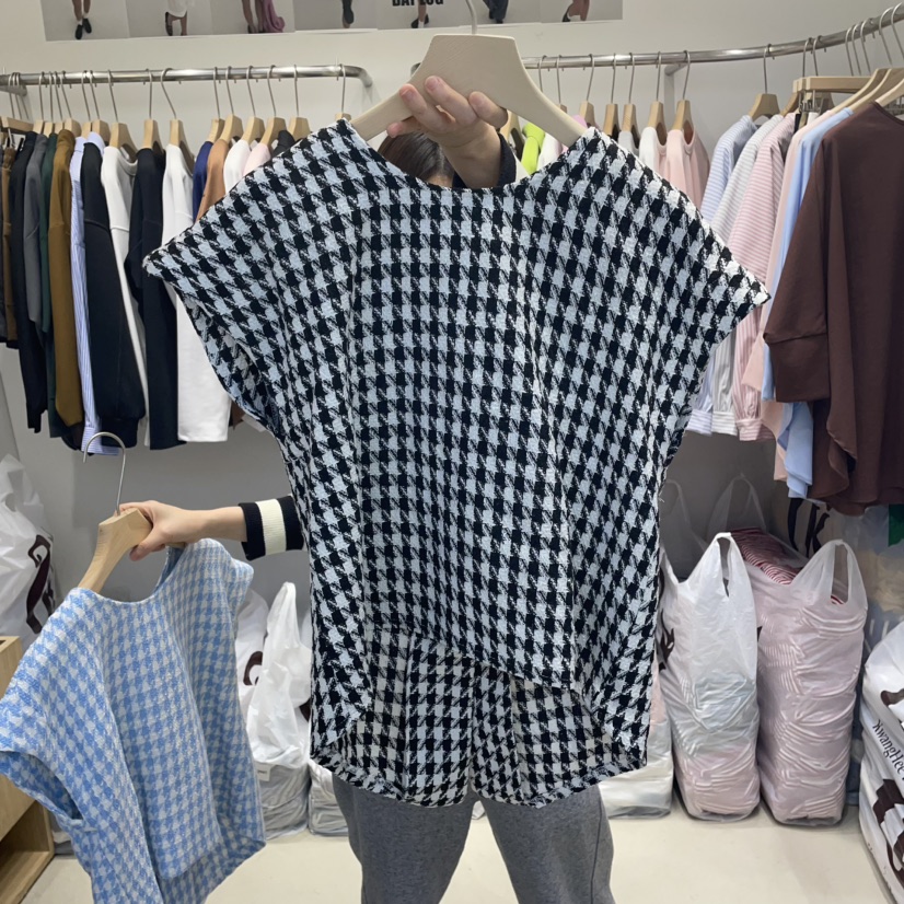 DA YLOG韓國㊣直郵東大門代購女裝新品時尚熱賣馬甲粗花呢DA YLOG馬甲圖色3