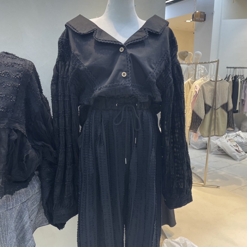 ECHOPARTY韓國直郵㊣女裝新品熱賣職業25春夏人氣襯衫蕾絲衫ECHOPARTY襯衫/蕾絲衫圖色2