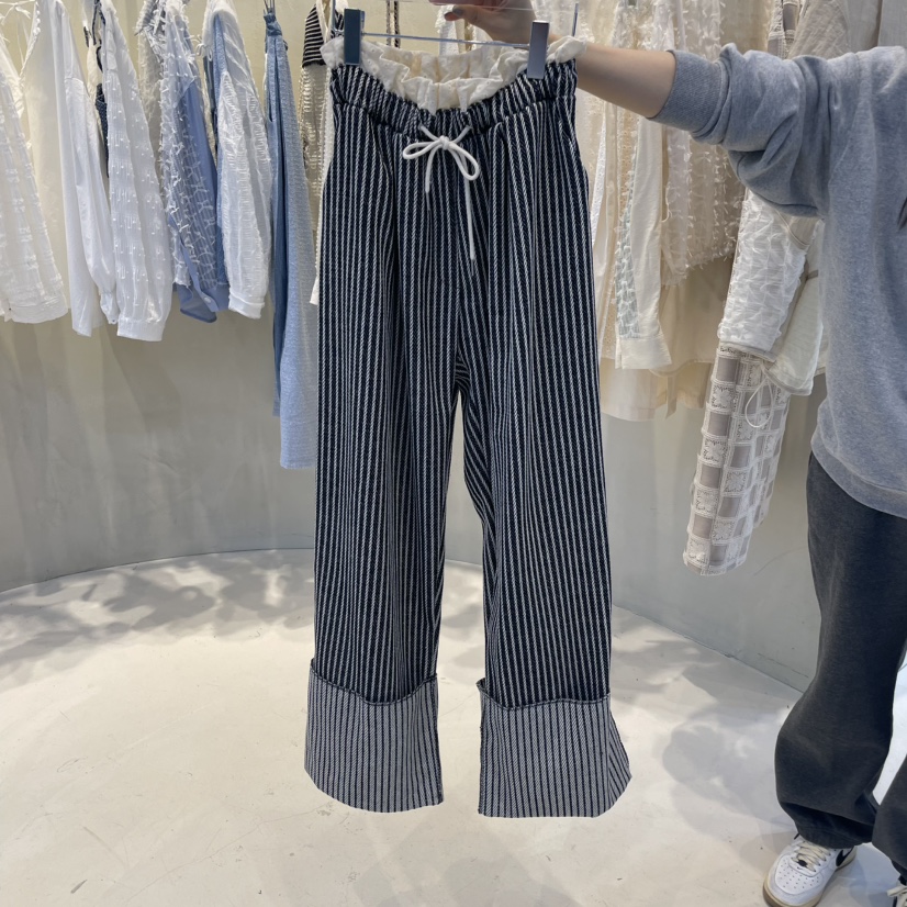 ECHOPARTY韓國㊣直郵東大門代購女裝新款人氣25春夏熱賣休閑褲ECHOPARTY休閑褲