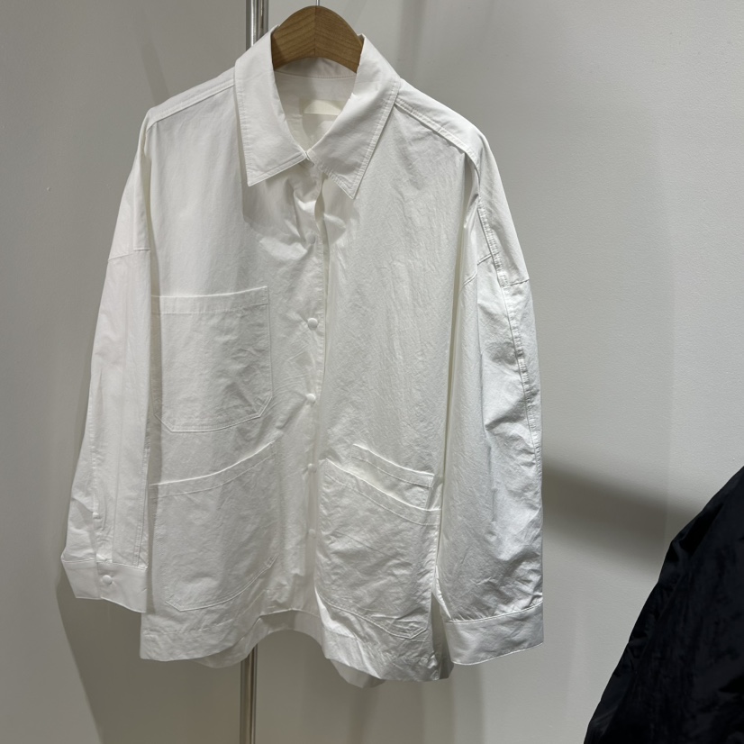 ART IS OVER韓國㊣直郵東大門代購女裝新品25春夏襯衫蕾絲衫口袋ART IS OVER襯衫/蕾絲衫