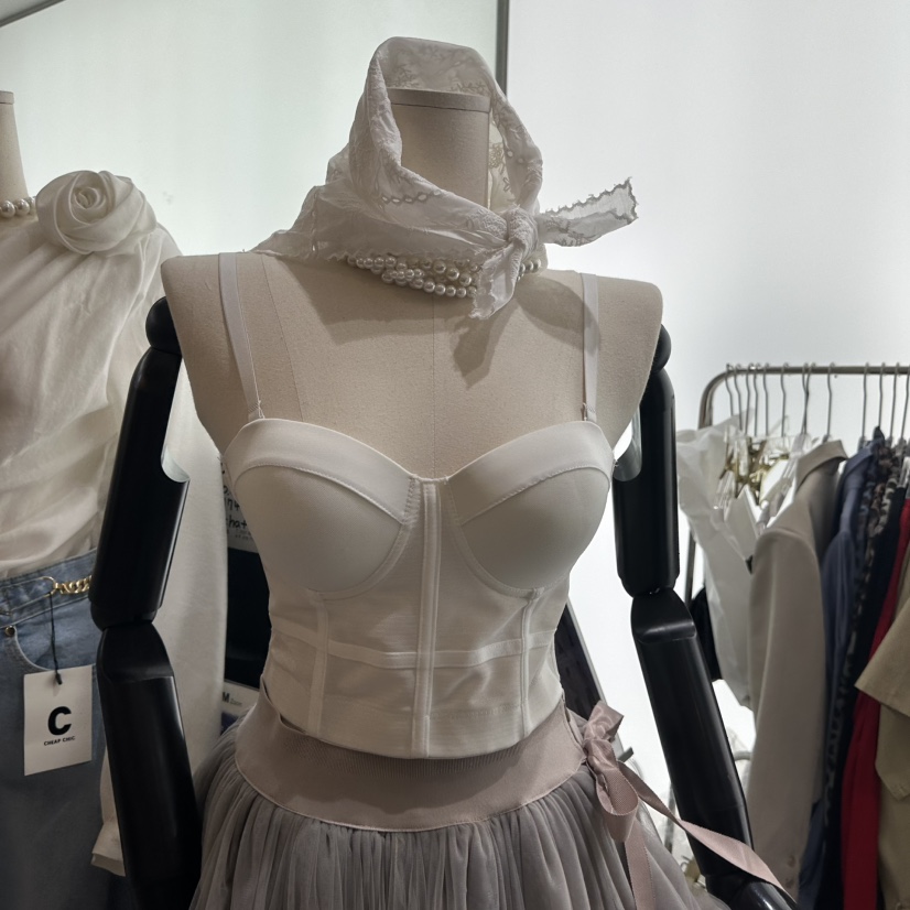 CHEAP-CHIC韓國直郵㊣女裝新品職業人氣25春夏推薦吊帶背心CHEAP-CHIC/CHARLES THE SECOND吊帶/背心圖色1