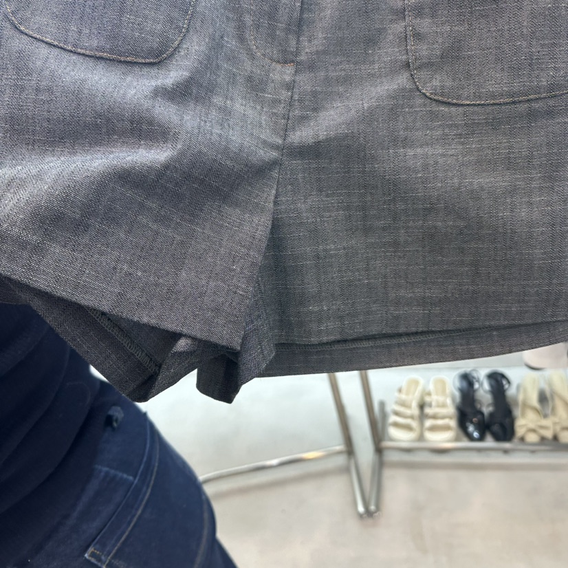 ABLESTUDIO直郵韓國代購㊣女裝新款熱賣推薦職業時尚短褲口袋LIMED SPRUCE短褲