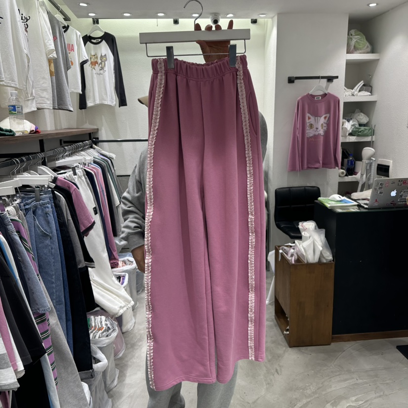 EVE直郵韓國代購㊣女裝新品熱賣推薦休閑25春夏時尚人氣休閑褲EVE休閑褲圖色3