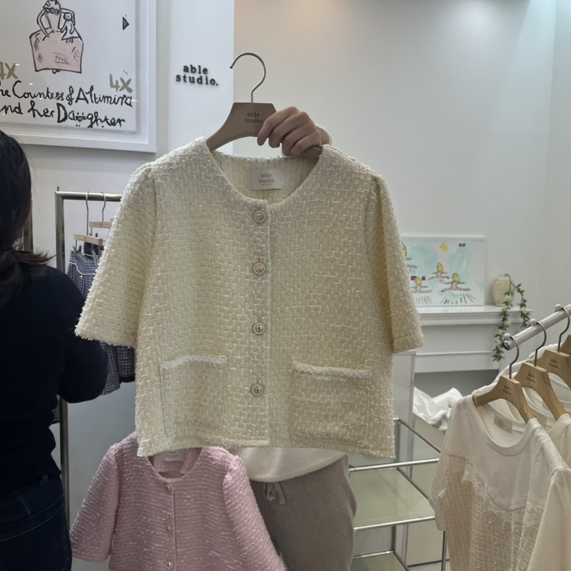 ABLESTUDIO韓國直郵㊣東大門實拍女裝新品25春夏人氣休閑夾克ABLE STUDIO夾克