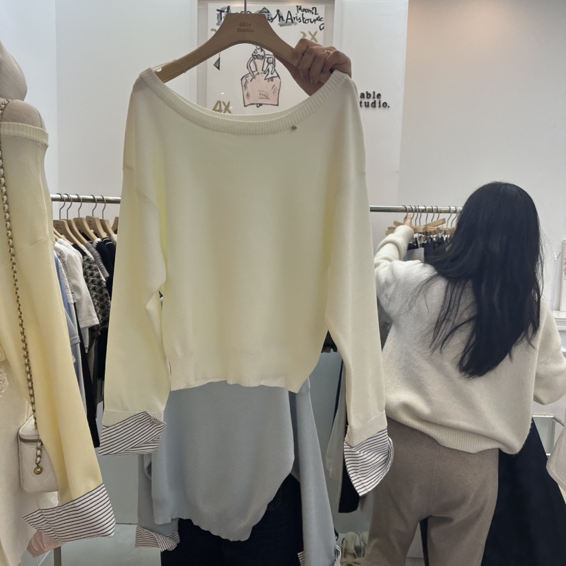 ABLESTUDIO直郵韓國代購㊣女裝新品休閑職業25春夏人氣針織衫ABLE STUDIO針織衫圖色3