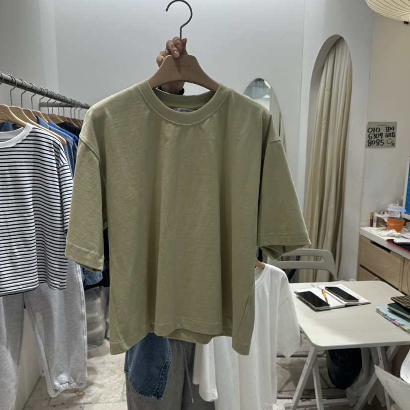 MAJDAN韓國直郵㊣女裝新品職業25春夏推薦休閑時尚人氣熱賣T恤MAJDANT恤圖色2
