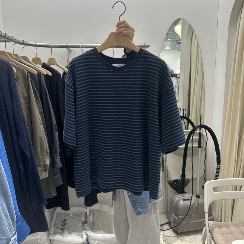 MAJDAN韓國直郵㊣女裝新品職業25春夏推薦休閑時尚人氣熱賣T恤MAJDANT恤圖色4