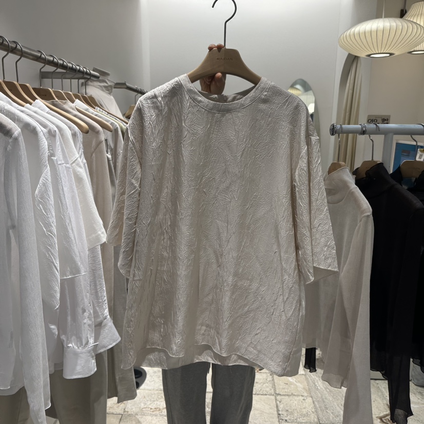 MAJDAN直郵韓國代購㊣女裝新品時尚推薦職業休閑襯衫蕾絲衫MAJDAN襯衫/蕾絲衫圖色3