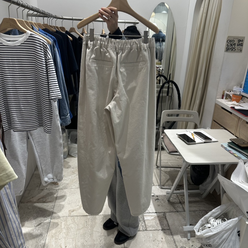 MAJDAN韓國直郵㊣女裝新品時尚人氣熱賣職業休閑25春夏休閑褲MAJDAN休閑褲