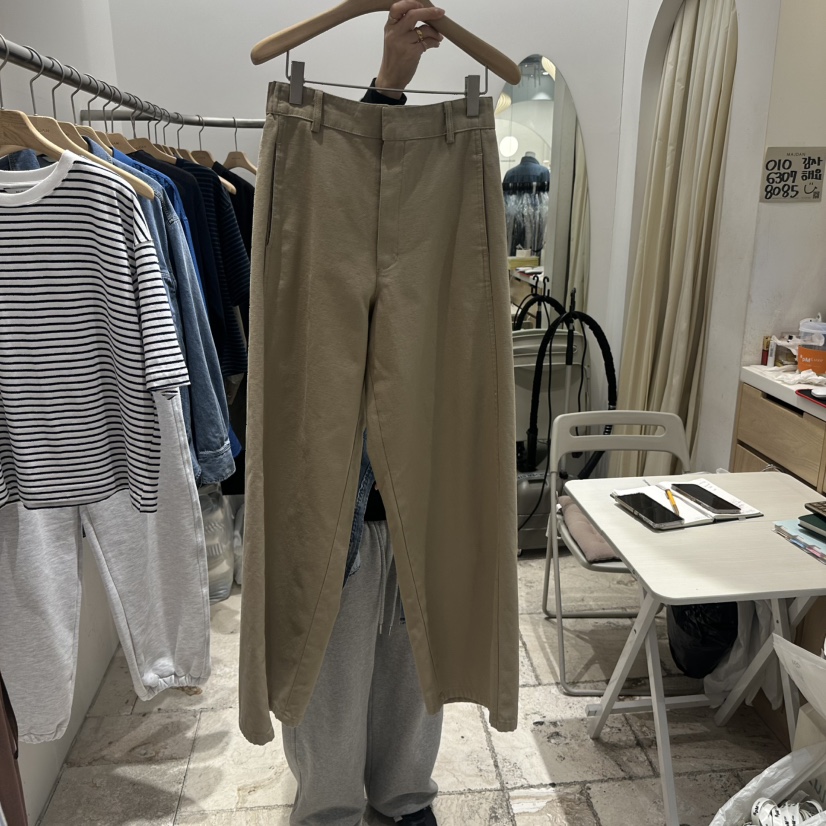 MAJDAN韓國直郵㊣女裝新品時尚人氣熱賣職業休閑25春夏休閑褲MAJDAN休閑褲圖色2