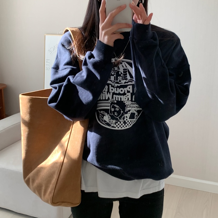 FROMJINI韓國直郵㊣女裝新品休閑人氣時尚熱賣25春夏職業衛衣FROMJINI衛衣