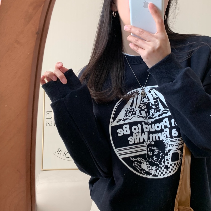 FROMJINI韓國直郵㊣女裝新品休閑人氣時尚熱賣25春夏職業衛衣FROMJINI衛衣
