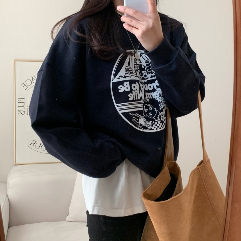 FROMJINI韓國直郵㊣女裝新品休閑人氣時尚熱賣25春夏職業衛衣FROMJINI衛衣