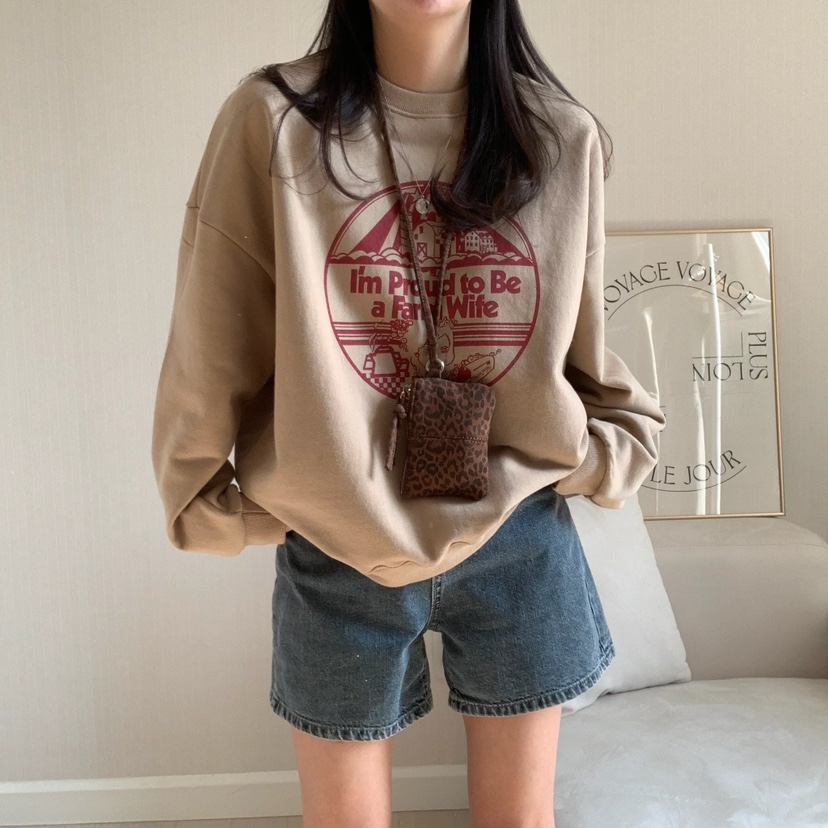 FROMJINI韓國直郵㊣女裝新品休閑人氣時尚熱賣25春夏職業衛衣FROMJINI衛衣