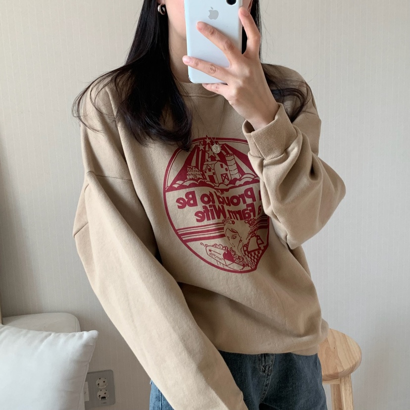 FROMJINI韓國直郵㊣女裝新品休閑人氣時尚熱賣25春夏職業衛衣FROMJINI衛衣