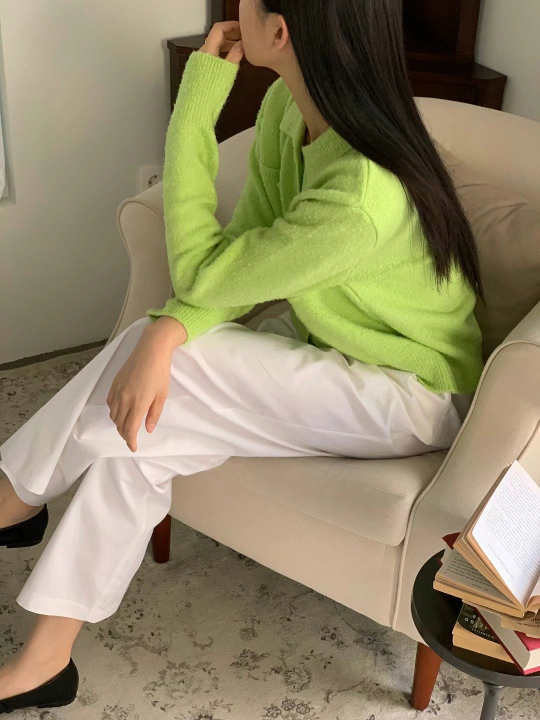 WEEKPLAN韓國代購女士新款推薦時尚25春夏熱賣職業休閑針織衫WEEKPLAN針織衫