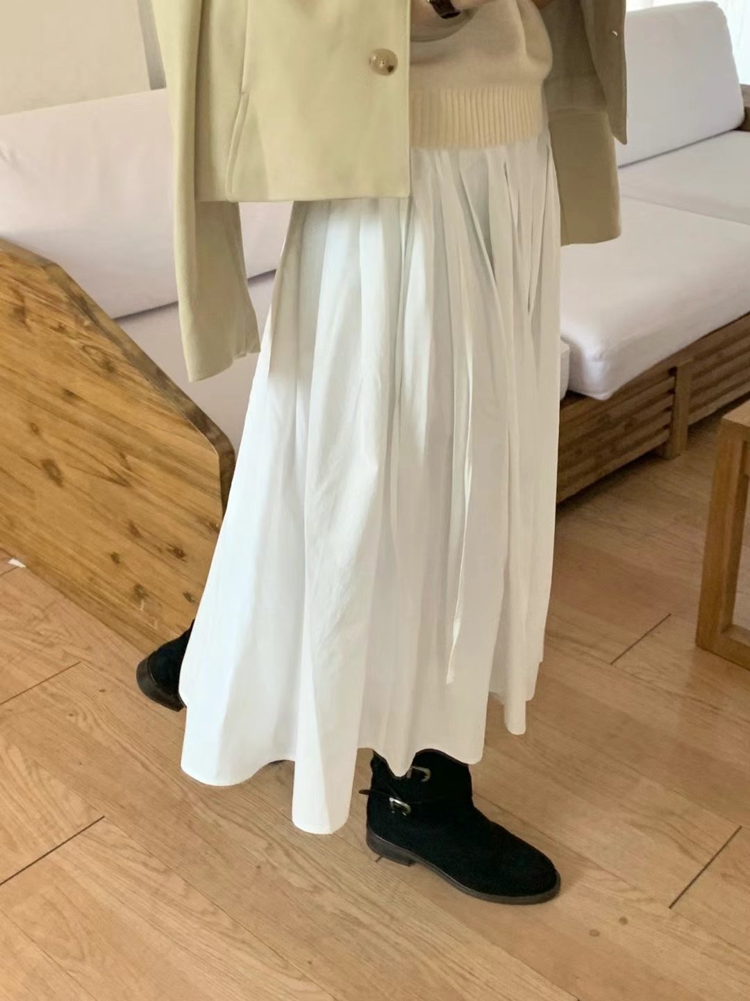 POMELO東大門實拍女士新品休閑25春夏人氣熱賣真品時尚長裙POMELO長裙