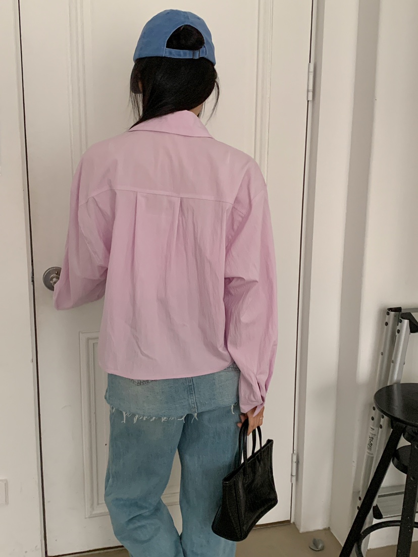 MILLIMETER韓國直郵女士新款25春夏時尚真品人氣襯衫蕾絲衫MILLIMETER襯衫/蕾絲衫