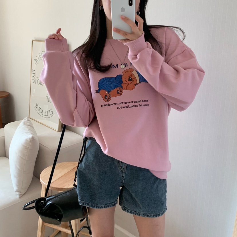 FROMJINI東大門代購女士新款推薦真品25春夏熱賣人氣職業衛衣FROMJINI衛衣圖色2