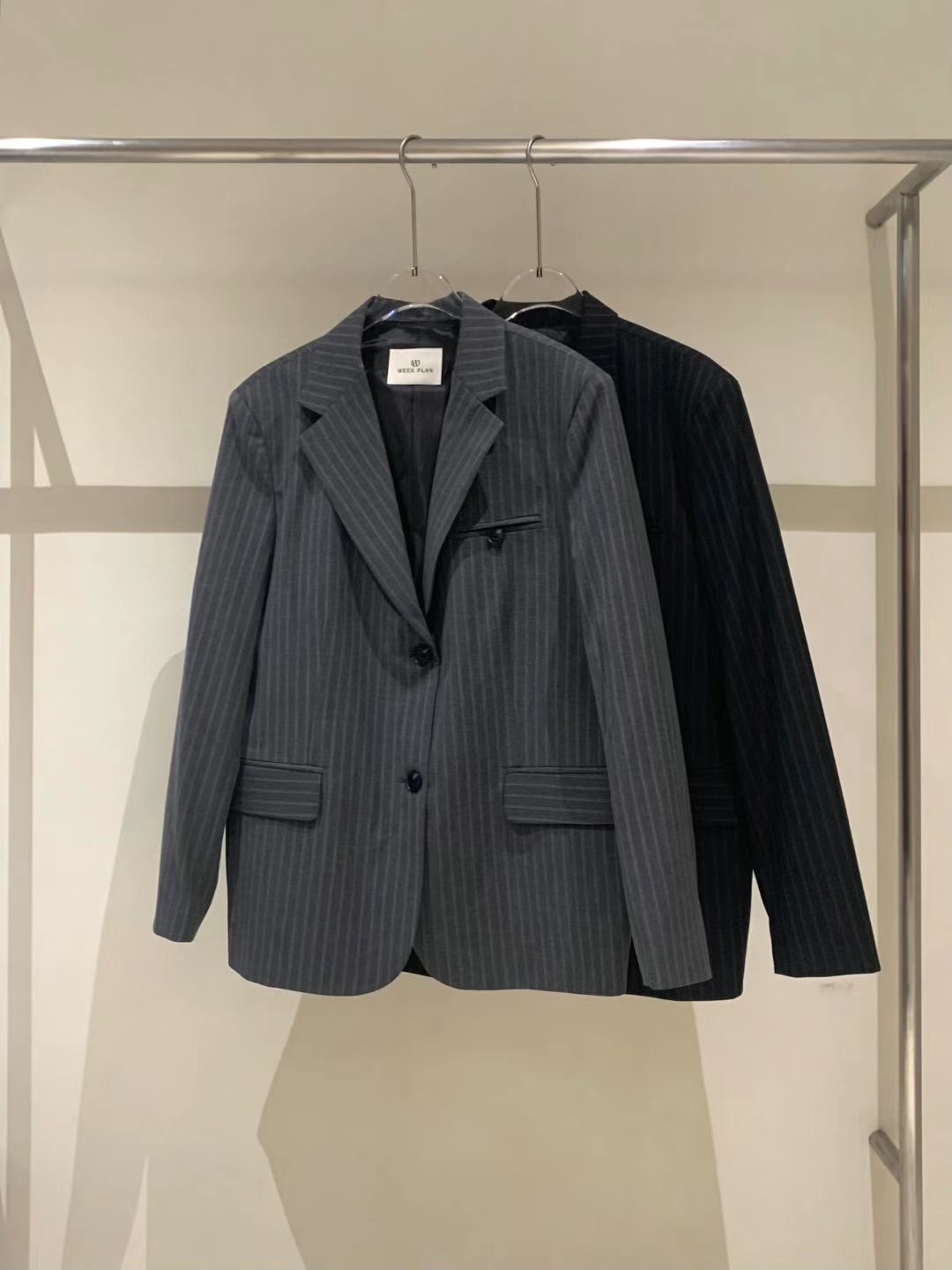 WEEKPLAN東大門實拍女士新品休閑推薦職業25春夏時尚人氣夾克WEEKPLAN夾克圖色2左二色
