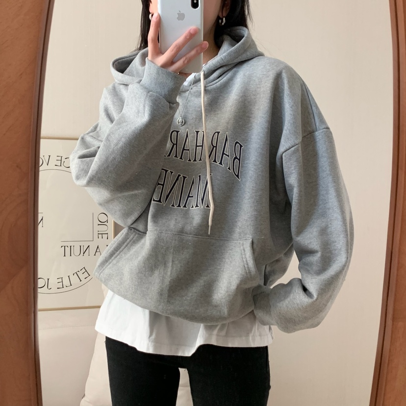 HELLO JINI東大門代購女士新款推薦職業熱賣25春夏時尚衛衣HELLO JINI衛衣