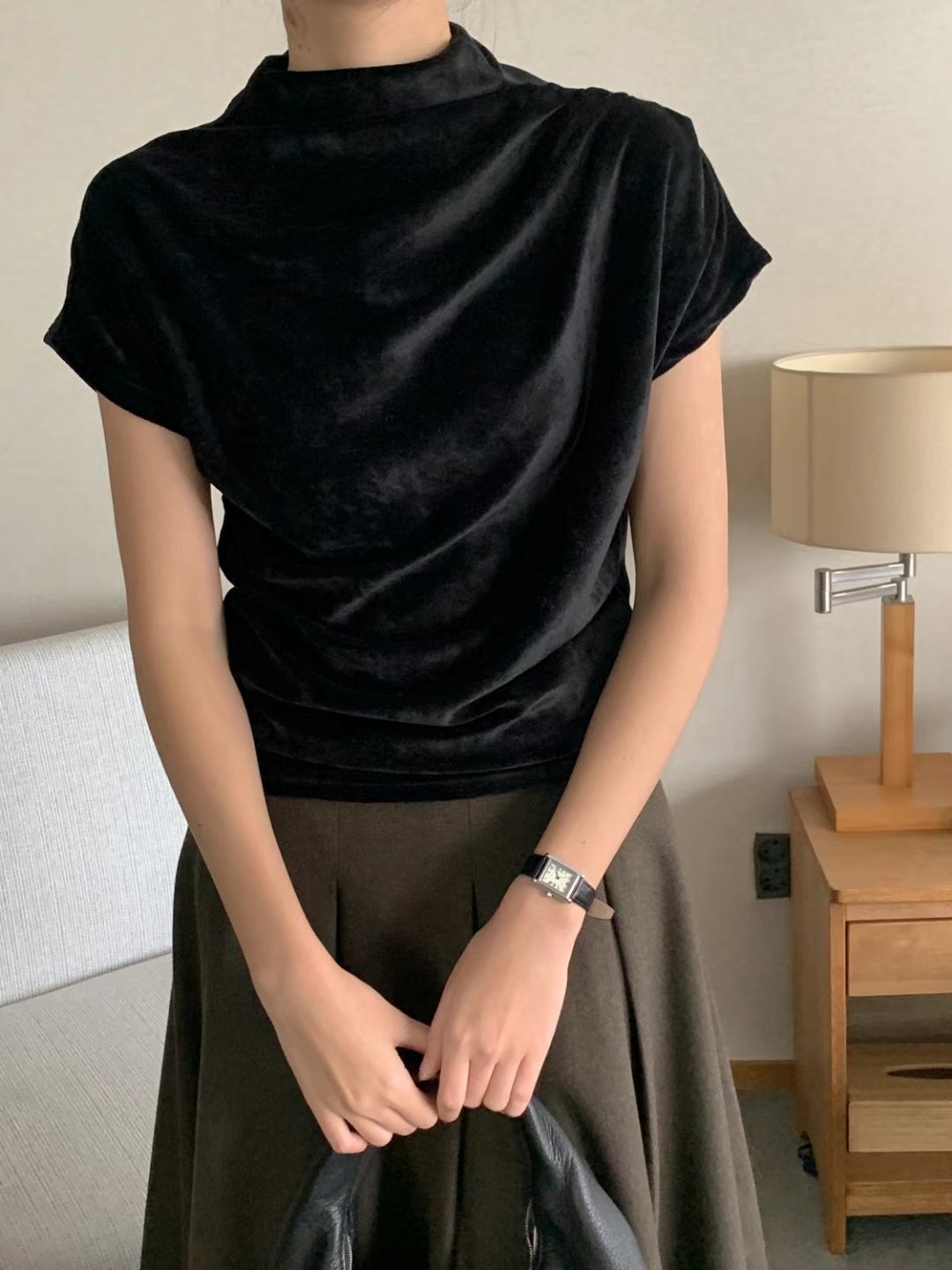WEEKPLAN東大門代購女裝新款推薦人氣休閑職業真品熱賣25春夏T恤WEEKPLANT恤圖色2