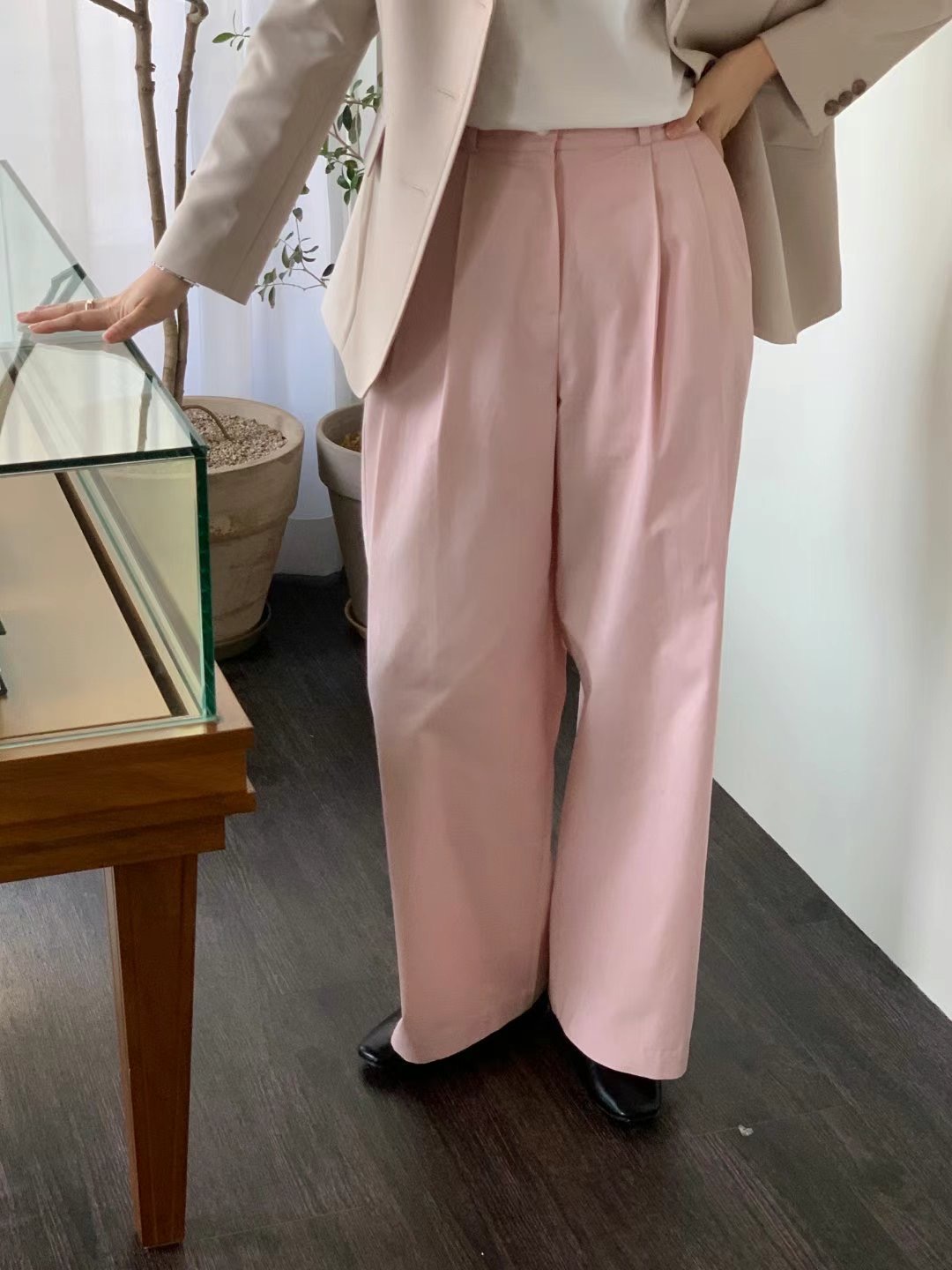 WEEKPLAN東大門代購女士新品推薦職業休閑熱賣25春夏正裝褲西褲WEEKPLAN正裝褲/西褲圖色2