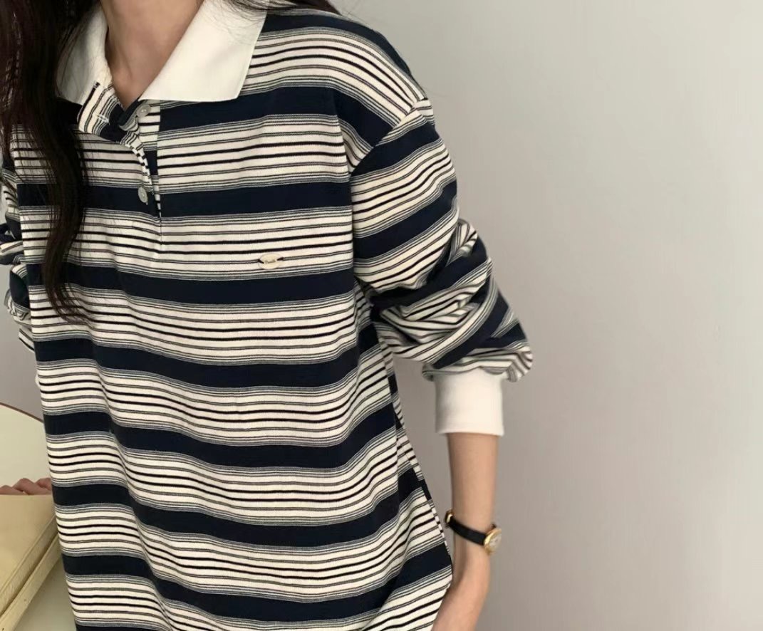 POMELO東大門實拍女裝新款真品25春夏人氣推薦休閑熱賣長袖T恤POMELO長袖T恤