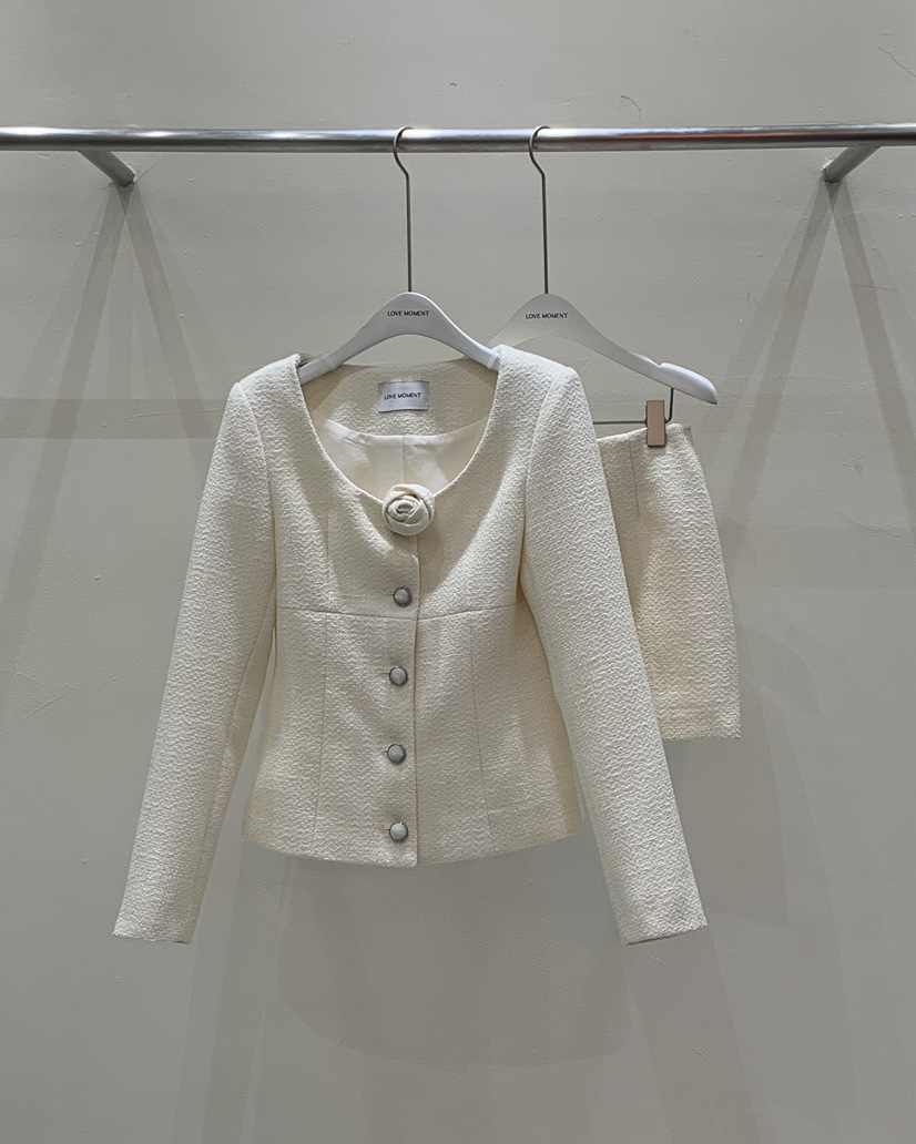 LOVE MOMENT韓國代購女士新品推薦休閑時尚25春夏職業套裝VEGETABLE套裝圖色1