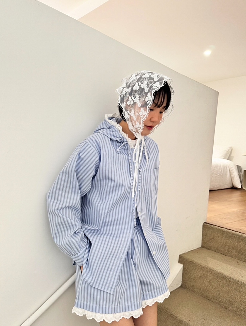 HEYJUDE韓國代購女士新品熱賣職業25春夏時尚人氣襯衫蕾絲衫HEYJUDE襯衫/蕾絲衫