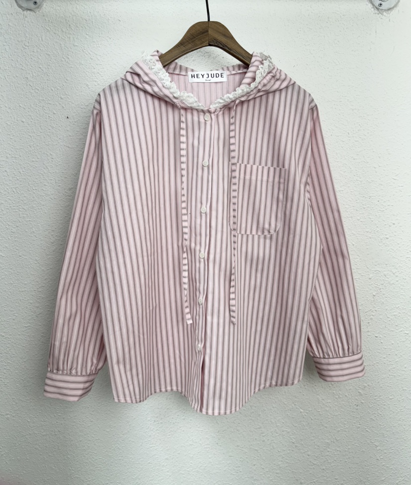 HEYJUDE韓國代購女士新品熱賣職業25春夏時尚人氣襯衫蕾絲衫HEYJUDE襯衫/蕾絲衫圖色2