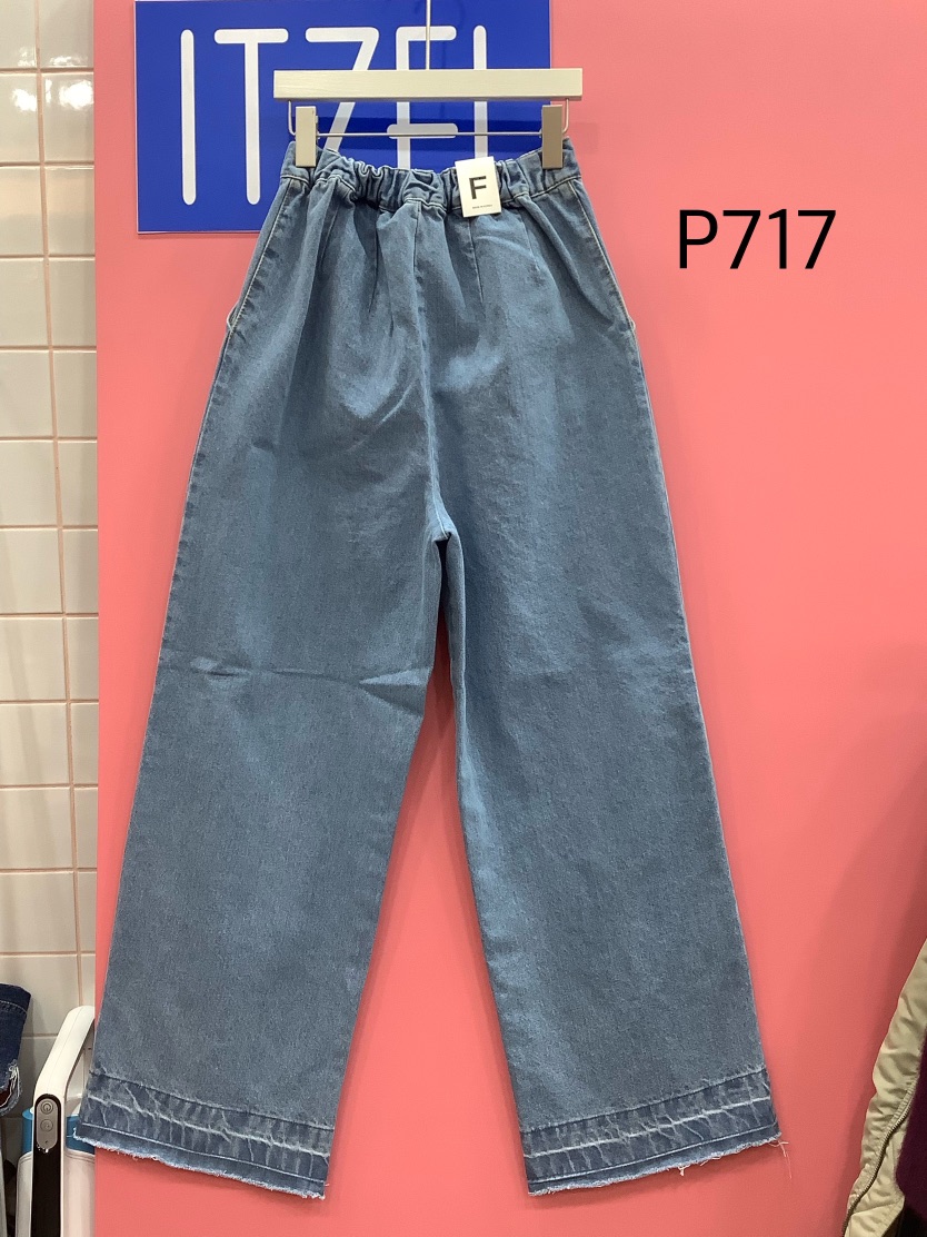 ITZEL韓國㊣直郵東大門代購女裝新品職業熱賣時尚休閑牛仔褲ITZEL牛仔褲