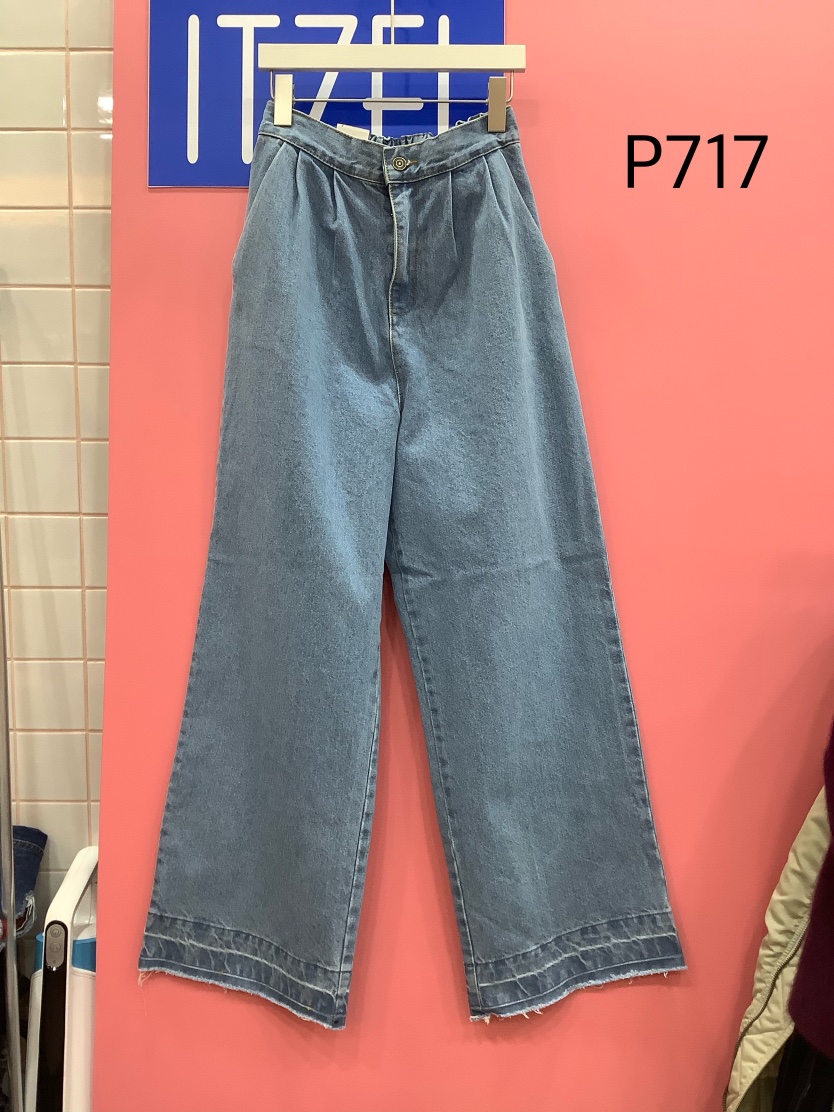 ITZEL韓國㊣直郵東大門代購女裝新品職業熱賣時尚休閑牛仔褲ITZEL牛仔褲圖色1
