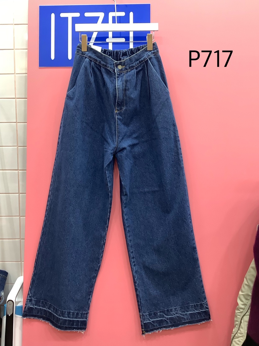 ITZEL韓國㊣直郵東大門代購女裝新品職業熱賣時尚休閑牛仔褲ITZEL牛仔褲圖色2