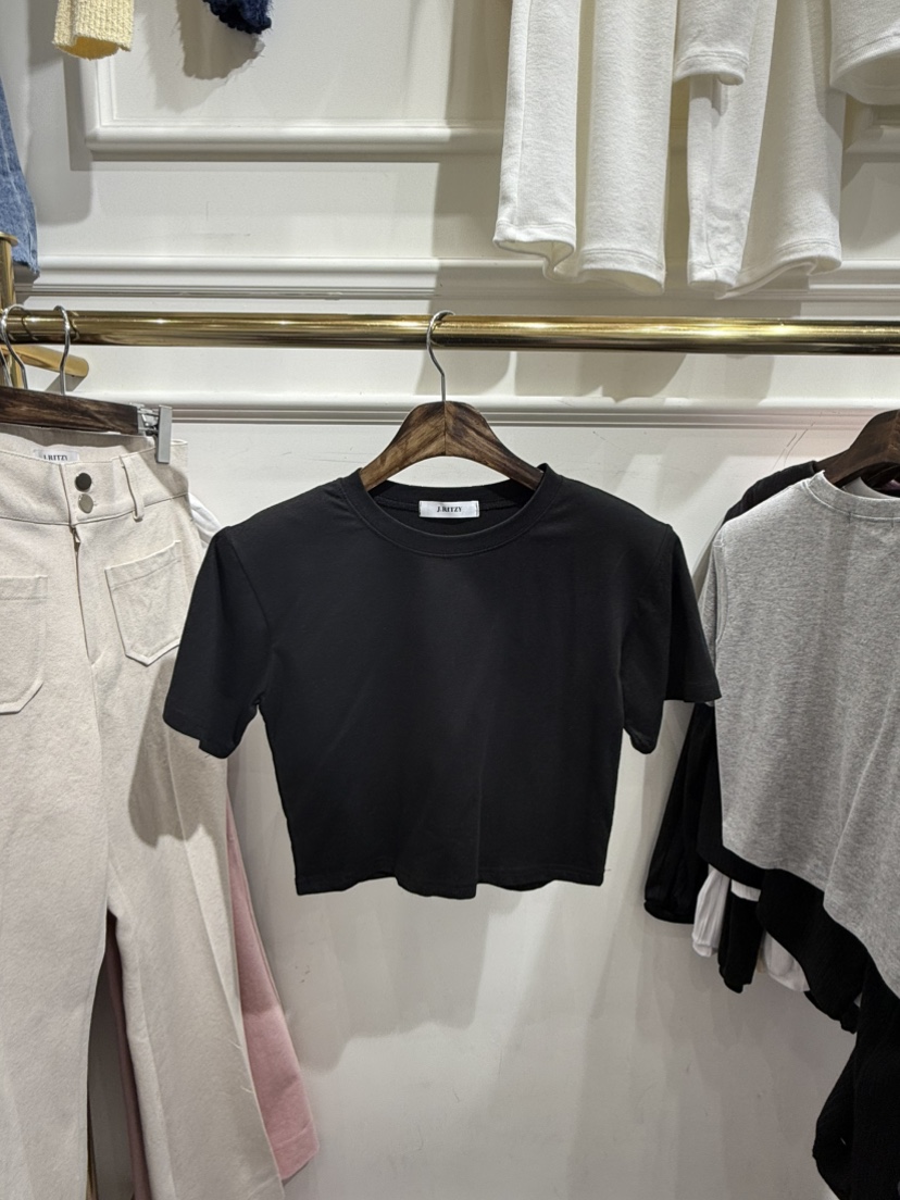 J.RITZY韓國直郵㊣女裝新品25春夏休閑時尚職業人氣熱賣T恤J.RITZYT恤