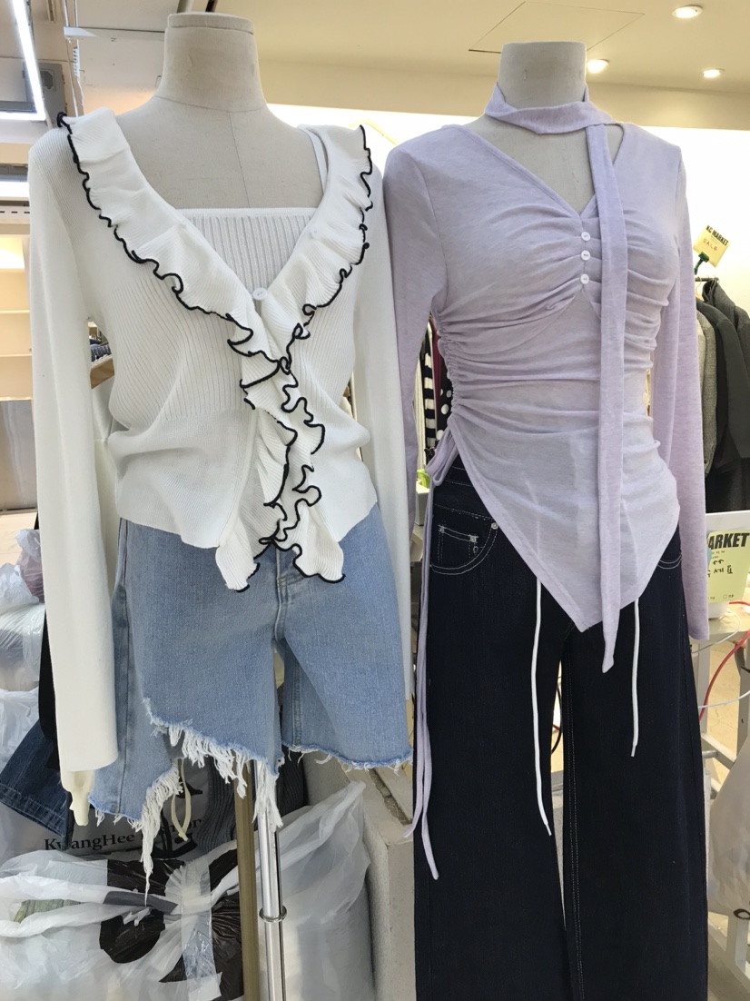 KC MARKET韓國直郵㊣東大門實拍女裝新款時尚25春夏休閑套裝KC MARKET套裝
