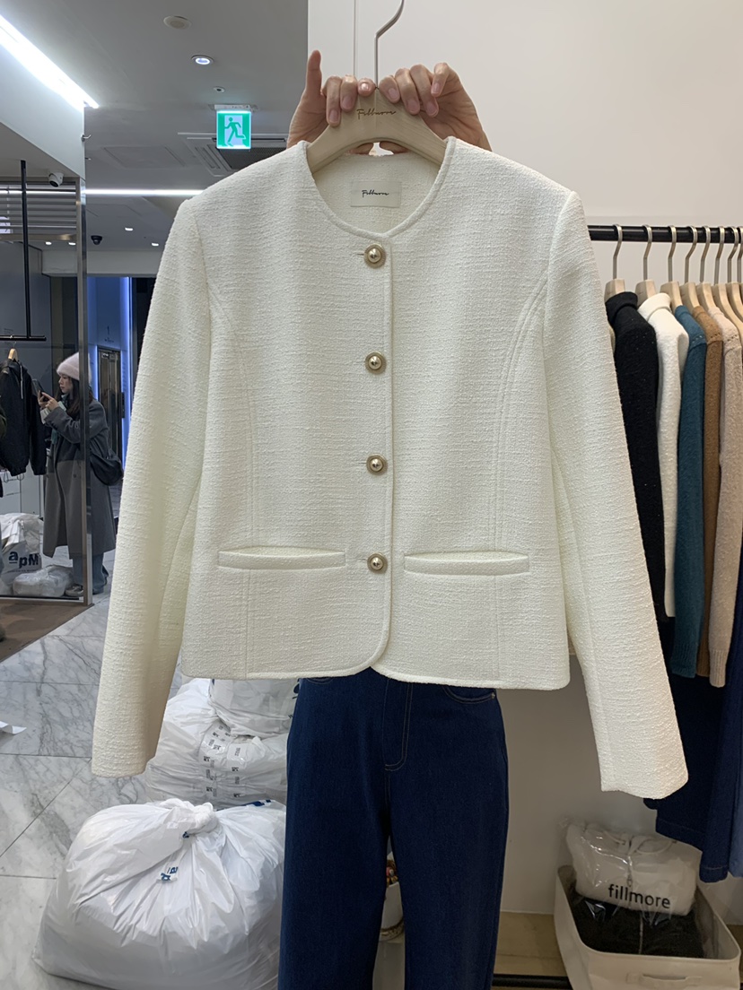 FILLMOR直郵韓國代購㊣女裝新品人氣推薦休閑時尚熱賣職業夾克FILLMOR夾克