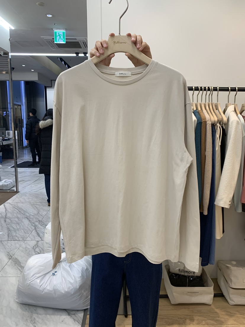 FILLMOR韓國直郵㊣女裝新品職業25春夏熱賣時尚人氣長袖T恤FILLMOR長袖T恤圖色3
