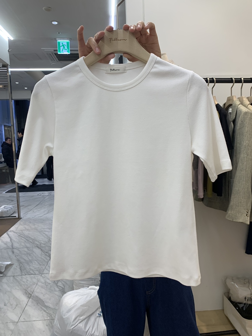 FILLMOR韓國直郵㊣女裝新品推薦職業熱賣休閑人氣時尚25春夏T恤FILLMORT恤圖色3