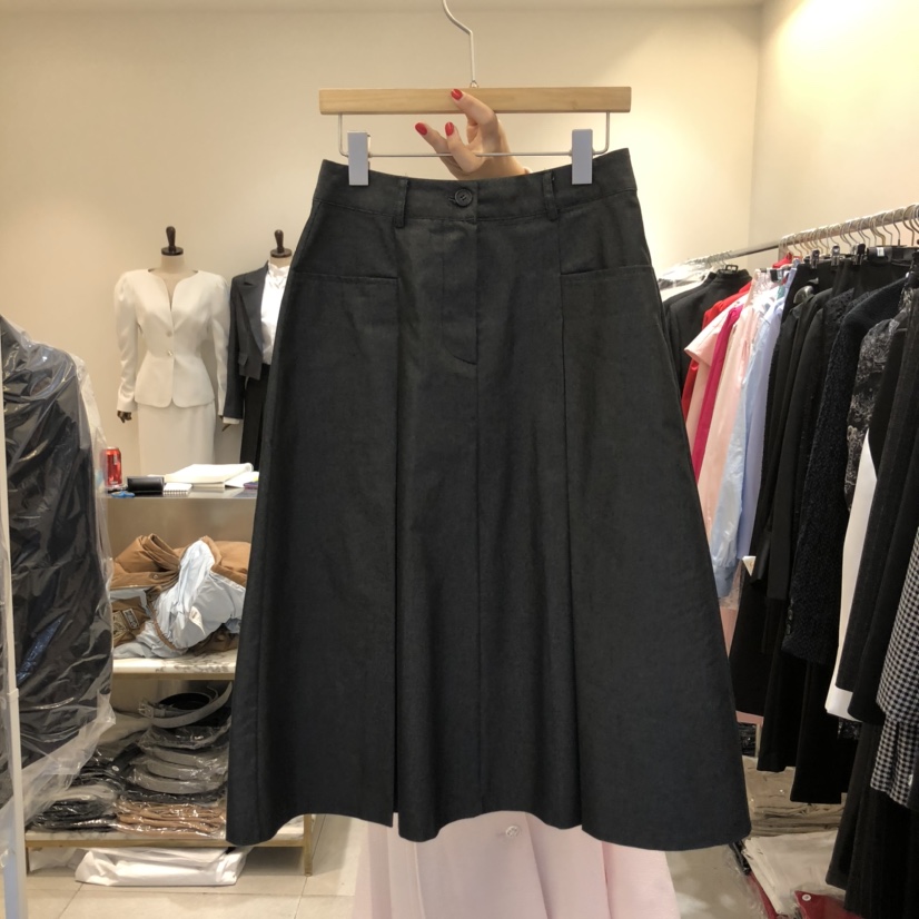 INNO直郵韓國代購㊣女裝新品熱賣人氣職業休閑半身裙中短裙INNO半身裙/中短裙圖色2