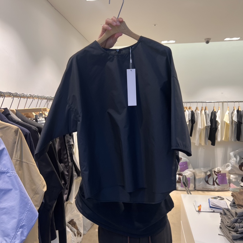 EYEFUL-Q韓國直郵㊣女裝新款25春夏人氣休閑職業襯衫蕾絲衫eyeful襯衫/蕾絲衫圖色4