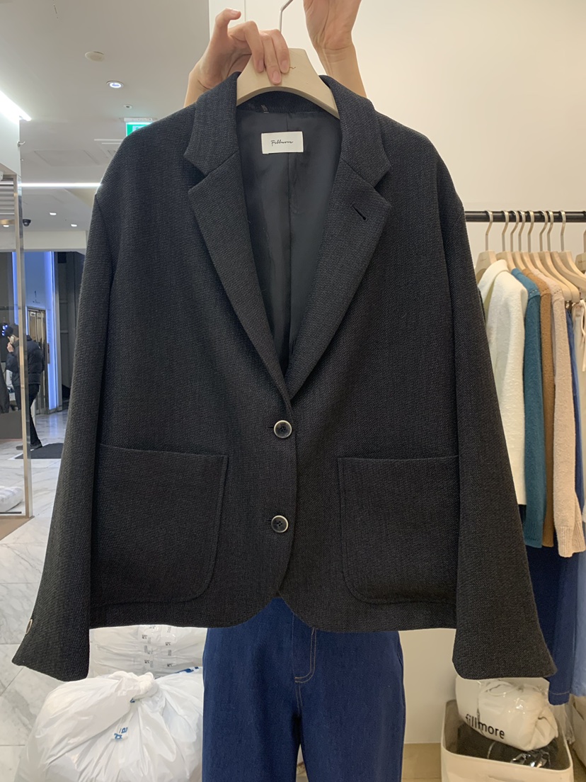FILLMOR韓國㊣直郵東大門代購女裝新品時尚25春夏推薦熱賣夾克FILLMOR夾克圖色2