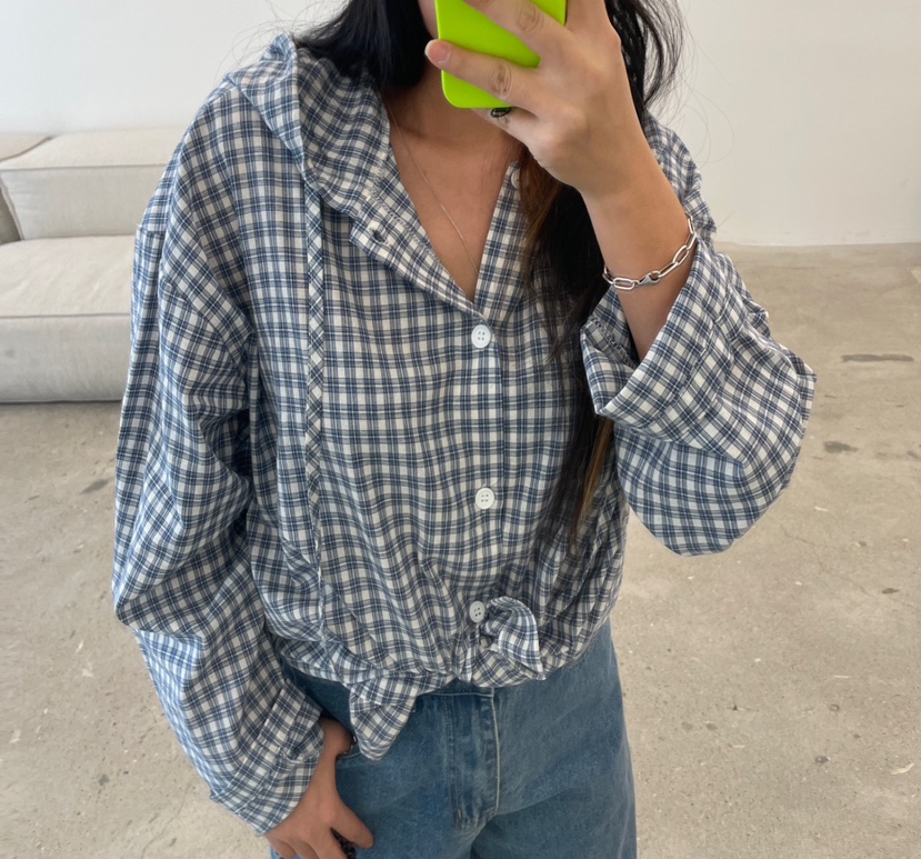PAIRING韓國㊣直郵東大門代購女裝新款推薦時尚休閑襯衫蕾絲衫PAIRING襯衫/蕾絲衫