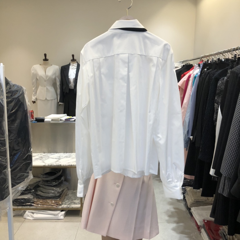 INNO韓國㊣直郵東大門代購女裝新品推薦25春夏襯衫蕾絲衫含領帶INNO襯衫/蕾絲衫