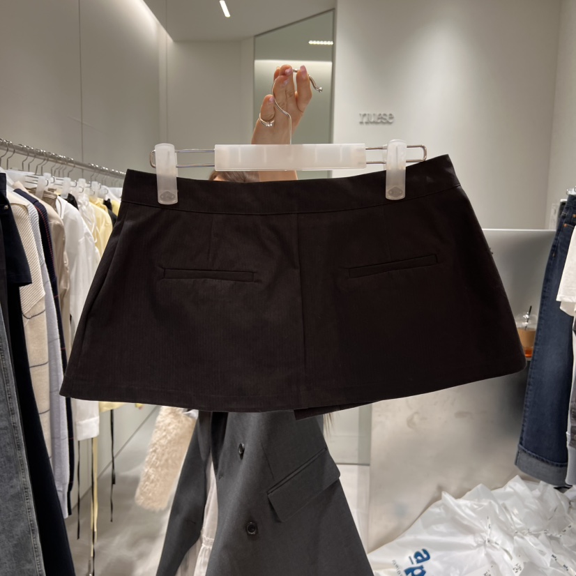 NUESE韓國直郵㊣東大門實拍女裝新款時尚職業推薦25春夏短裙NUESE短裙