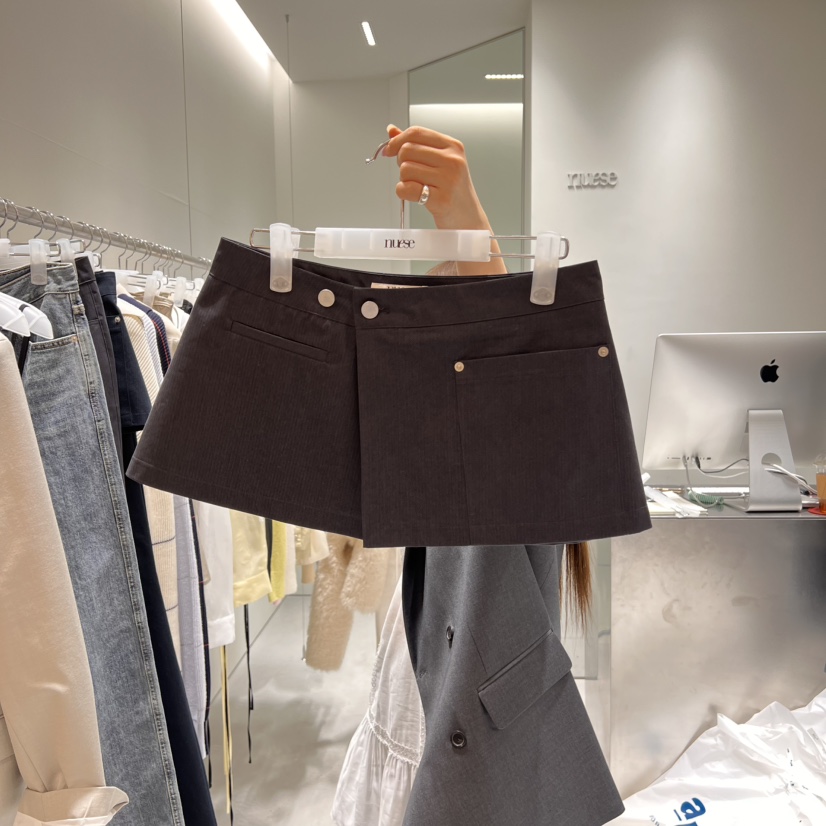 NUESE韓國直郵㊣東大門實拍女裝新款時尚職業推薦25春夏短裙NUESE短裙圖色1