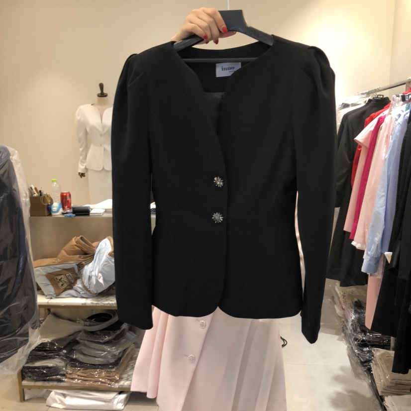 INNO直郵韓國代購㊣女裝新款熱賣推薦休閑職業時尚人氣夾克INNO夾克圖色2