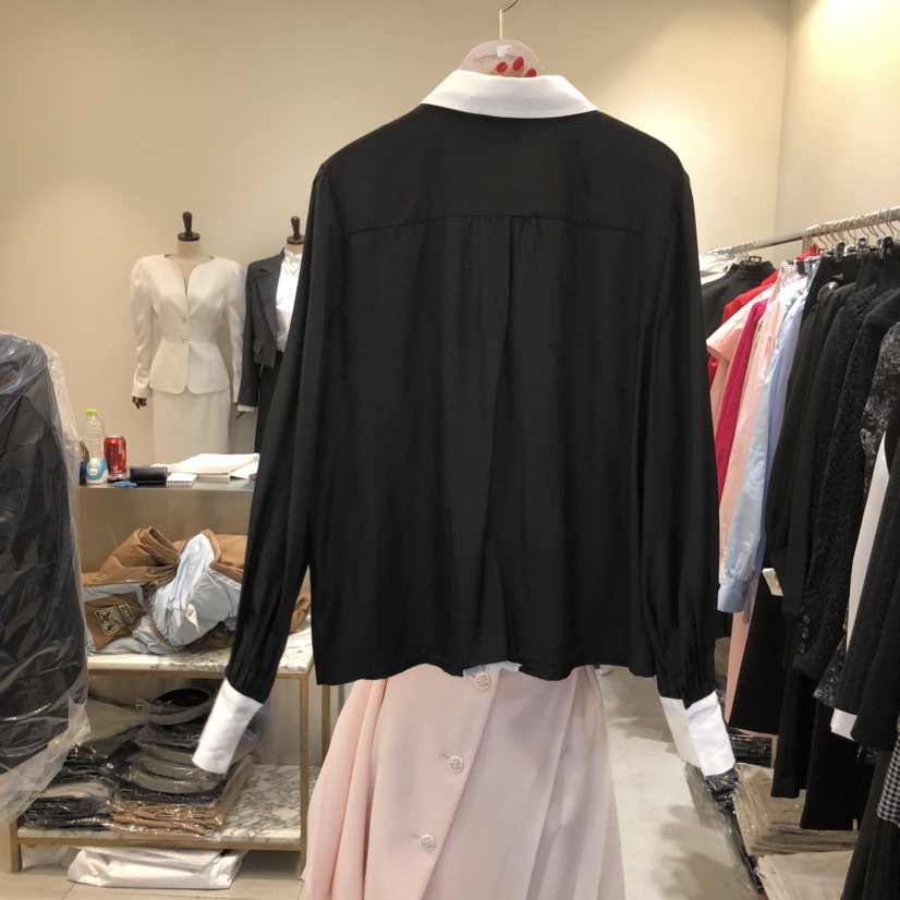 INNO直郵韓國代購㊣女裝新款人氣職業休閑時尚25春夏襯衫蕾絲衫INNO襯衫/蕾絲衫